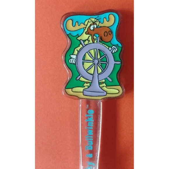 Ward Prod. Vintage Adventures Of Rocky And Bullwinkle Toothbrush New Ship Wheel - Picture 5 of 5